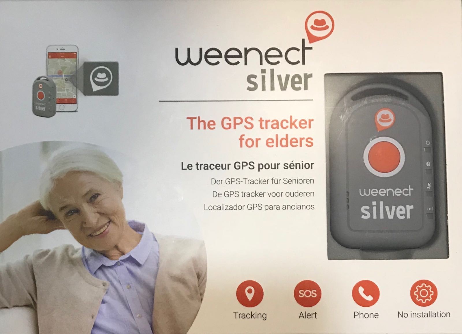 Weenect Silver Localizador Gps Para Adultos Y Ancianos con Ofertas